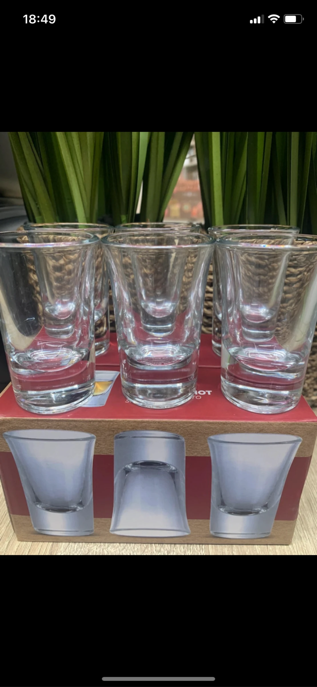 Conjunto de 6 copos shot